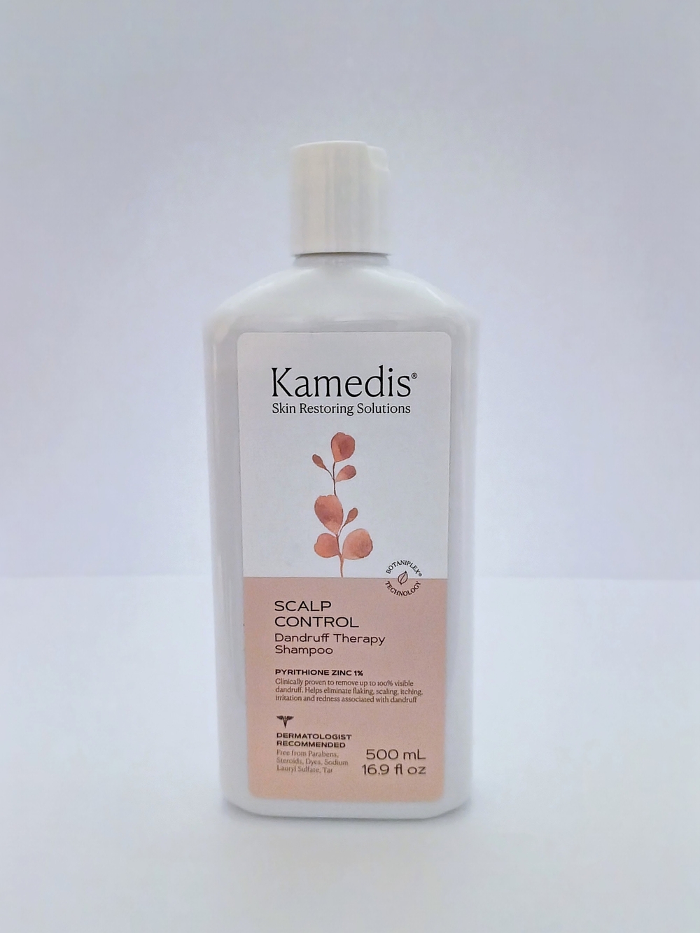 Kamedis Scalp Control Anti-Dandruff Shampoo 16.9oz Zinc Therapy NEW